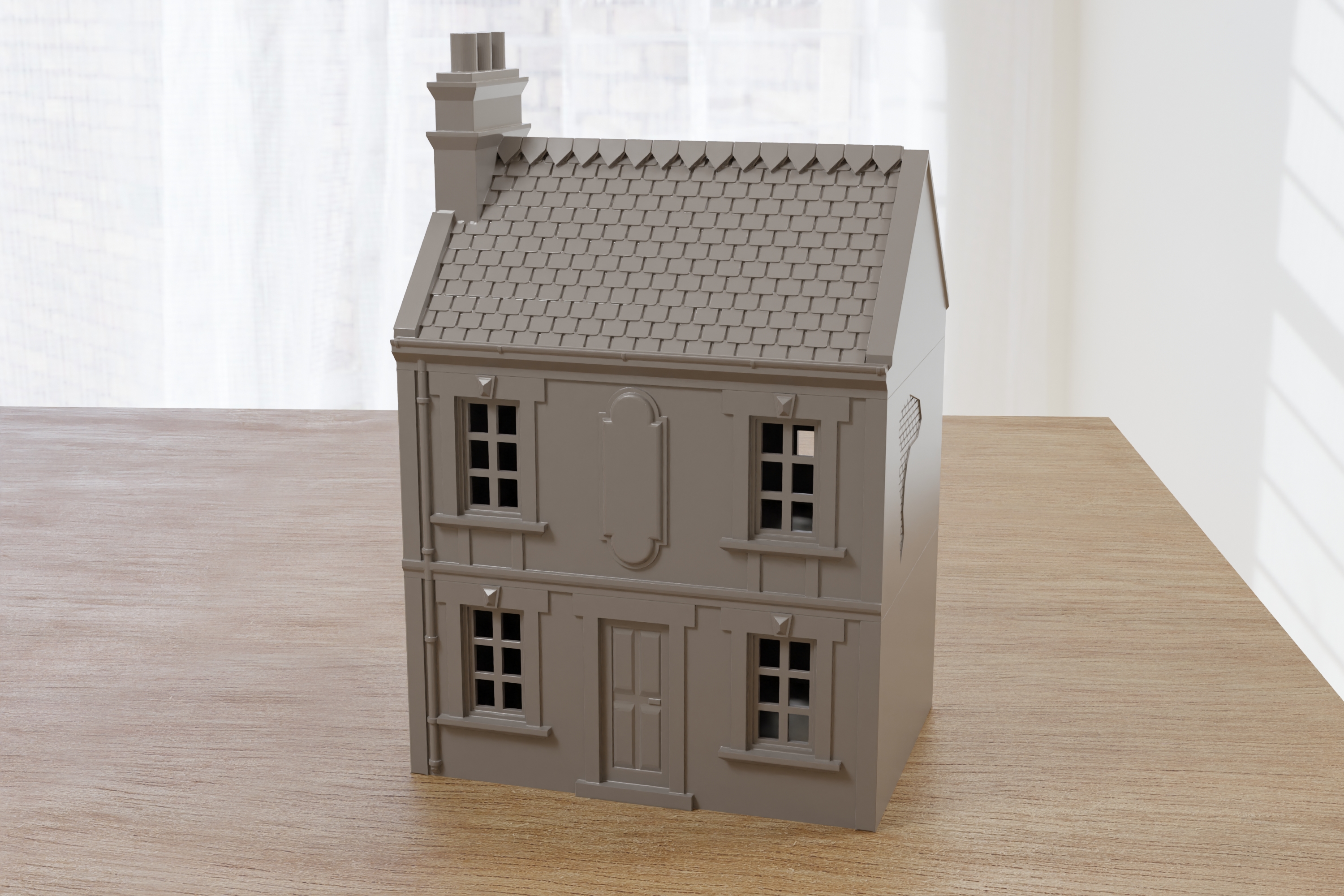 Normandy French Row House (Bayeux) FHDST09 - Wargaming Terrain WW2